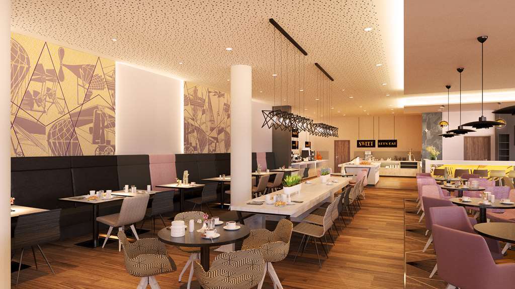 Holiday Inn - The Niu, Air Frankfurt Messe By Ihg فرانكفورت المطعم الصورة